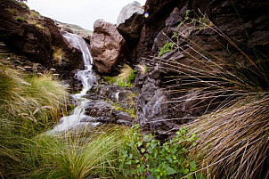 Waterfalls in the barranco of La Palma, Agaete