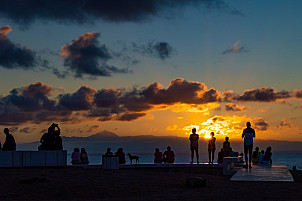 Sunset at Faro de Sardina